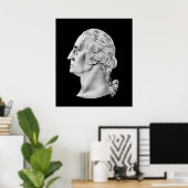 Präsident Washington Bust Poster (Heimbüro)