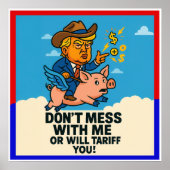 Präsident wendet Zölle auf alle an Poster (Vorne)