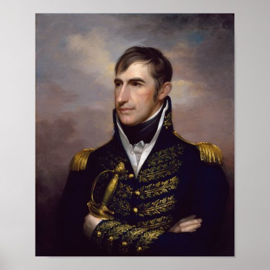 Präsident William Henry Harrison Poster (Vorne)