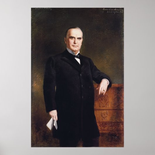 Präsident William McKinley von August Benziger 189 Poster (Vorne)