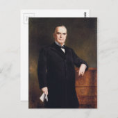Präsident William McKinley von August Benziger 189 Postkarte (Vorne/Hinten)