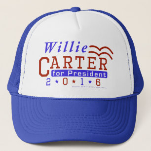 Präsident Willie-Carter Wahl 2016 Demokrat Truckerkappe