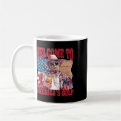 Präsident willkommen im Golf von Mexiko Kaffeetasse (Links)