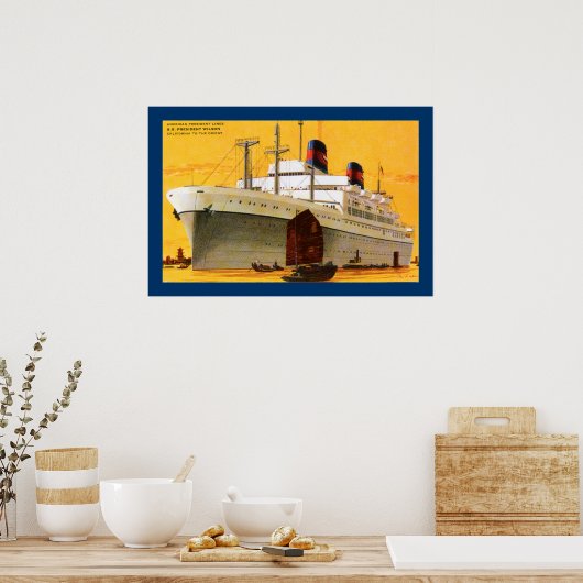 Präsident Wilson Poster (Küche)