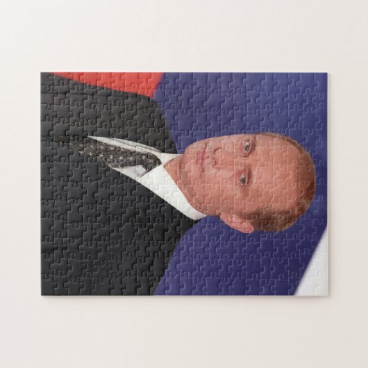 Präsident Wladmir Putin Portrait Jigsaw Puzzle (Horizontal)