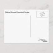 Präsident Woodrow Wilson Postkarte (Rückseite)