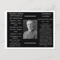 Präsident Woodrow Wilson