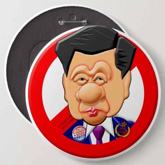 PRÄSIDENT XI JINPING BUTTON (Vorne & Hinten)