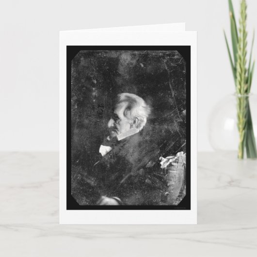 PräsidentAndrew Jackson Daguerreotype 1844 Karte (Vorderseite)
