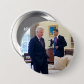 Präsidenten Barack Obama und Bill Clinton Button (Vorne & Hinten)