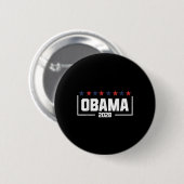 Präsidenten Day Barack Obama 44. Präsident 2009-20 Button (Vorne & Hinten)