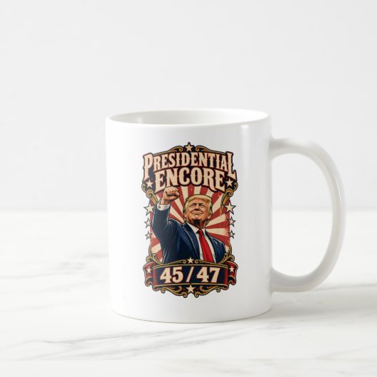 Präsidenten Encore 45 47 doppelseitige Kaffeetasse (Rechts)
