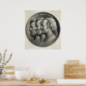 Präsidenten Grant, Lincoln und Washington Poster (Küche)