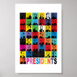 Präsidenten im Stil der Pop Poster<br><div class="desc">Lege unsere Präsidenten an deine Wand.</div>