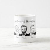 Präsidenten mit der Bart-Verein-Tasse Kaffeetasse (Mittel)
