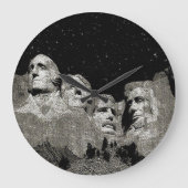 Präsidenten Mount Rushmore Grafik, Uhr (Vorderseite)