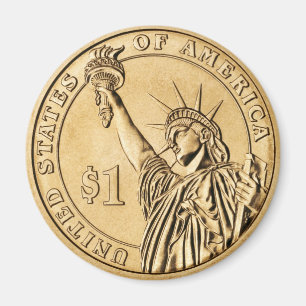 Präsidenten Münze des Dollar-2007 von US-Minze Magnet