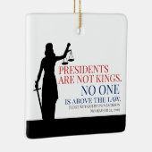 Präsidenten sind keine Könige, die niemand über de Keramikornament (Rechts)