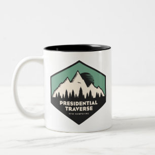 Präsidenten-Traverse New Hampshire Türkis Zweifarbige Tasse