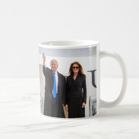 Präsidenten-u. First Lady-Trumpf Kaffeetasse (Rechts)