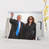 Präsidenten-u. First Lady-Trumpf Karte (Gelbe Blume)