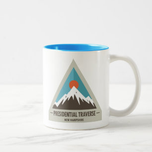 Präsidenten-Überquerung New Hampshire Dreieck Zweifarbige Tasse