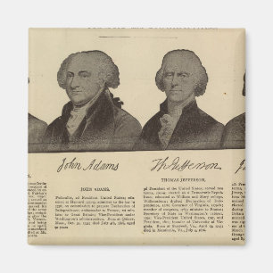 Präsidenten USA, Autos, Biografien 2 Magnet