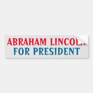 PräsidentenAutoaufkleber: Abraham Lincoln Autoaufkleber