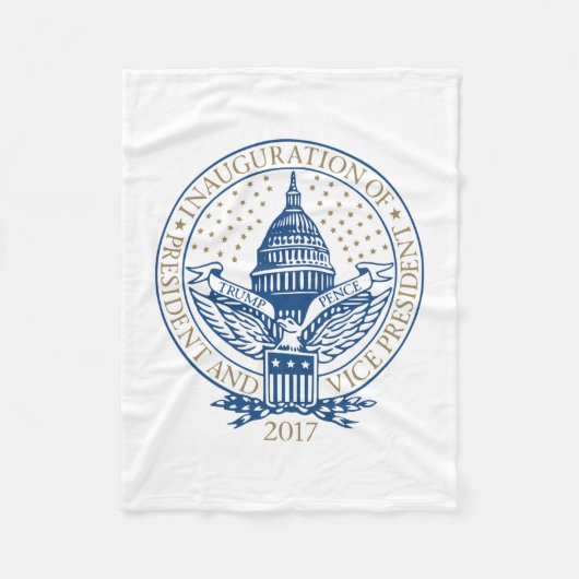 Präsidenteneinweihungs-Trumpf-Pennys-Logo 2017 Fleecedecke (Vorderseite)