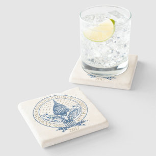 Präsidenteneinweihungs-Trumpf-Pennys-Logo 2017 Steinuntersetzer