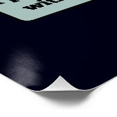 Präsidentenfox - Funny Political Satire Animal Poster (Ecke)