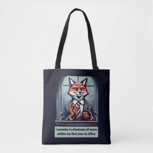 Präsidentenfox - Funny Political Satire Animal Tasche