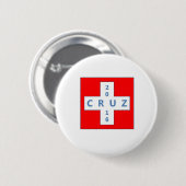 Präsidentenkampagnenknopf Teds Cruz 2016 Button (Vorne & Hinten)