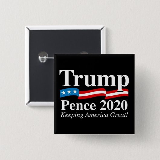 Präsidentenknopf der Donald- TrumpMike-Pennys-2020 Button (Vorne & Hinten)