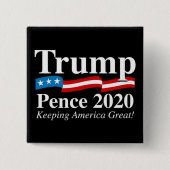 Präsidentenknopf der Donald- TrumpMike-Pennys-2020 Button (Vorderseite)