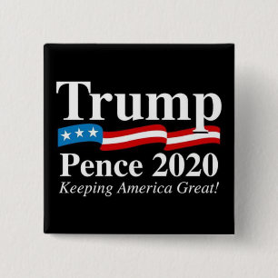 Präsidentenknopf der Donald- TrumpMike-Pennys-202 Button