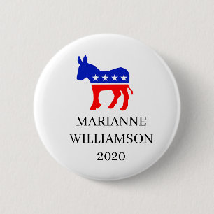 Präsidentenknopf Marianne Williamson 2020 Button