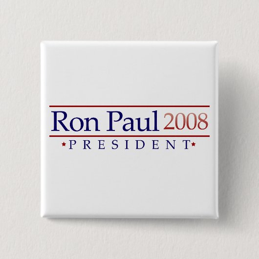 Präsidentenknopf Ron Pauls 2008 Button (Vorderseite)