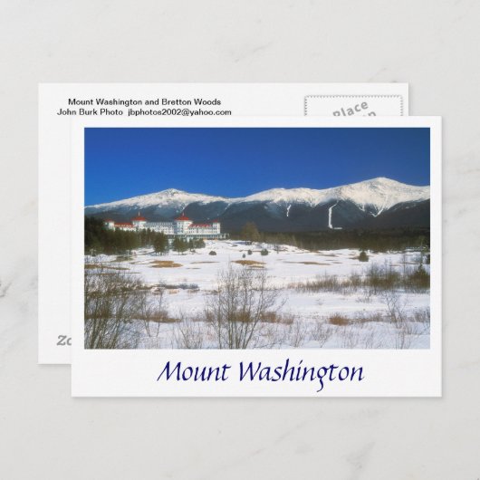 Präsidentenpalette und Bretton Woods Postkarte (Vorne/Hinten)