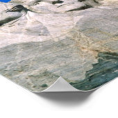 Präsidentenportraits, Berg Rushmore Poster (Ecke)