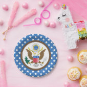 PräsidentenSiegel-Sterne personifizieren Pappteller (Party)