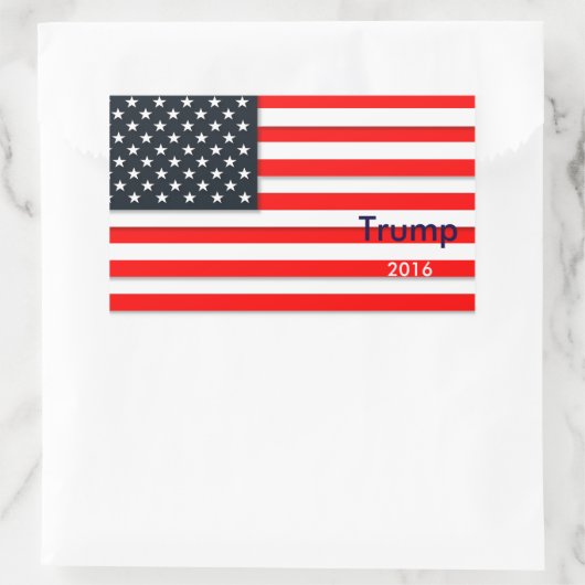 Präsidentenwahl Trump 2016 Rectangle Rechteckiger Aufkleber (Tasche)