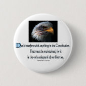 Präsidentenzitate Button (Vorderseite)