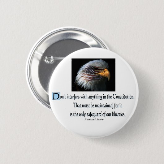 Präsidentenzitate Button (Vorne & Hinten)