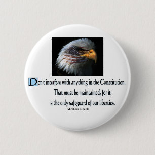 Präsidentenzitate Button