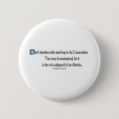 Präsidentenzitate Button (Vorderseite)