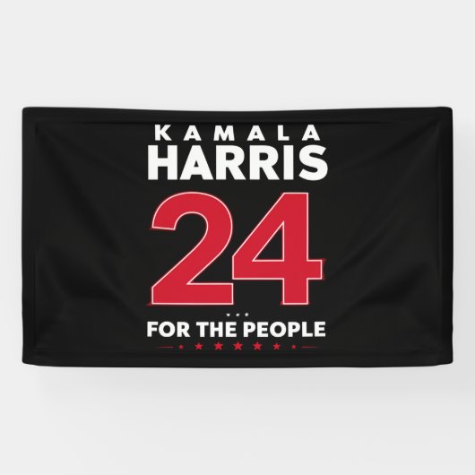 Präsidentin 47 Kamala Harris 2024 Unterstützung Fr Banner (Horizontal)