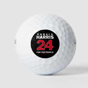Präsidentin 47 Kamala Harris 2024 Unterstützung Fr Golfball