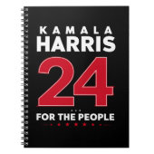 Präsidentin 47 Kamala Harris 2024 Unterstützung Fr Notizblock (Vorderseite)