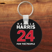 Präsidentin 47 Kamala Harris 2024 Unterstützung Fr Schlüsselanhänger (Vorderseite)